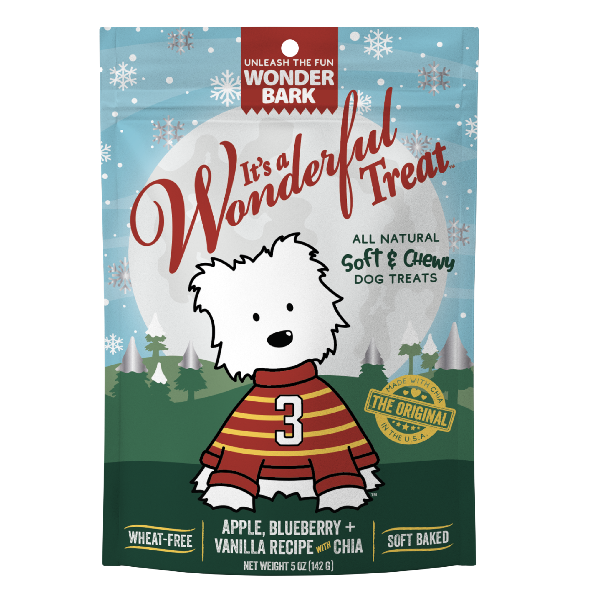 It’s a Wonderful Treat – Soft-Baked Holiday Dog Treats, Limited Quantity, All-Natural & Wheat-Free